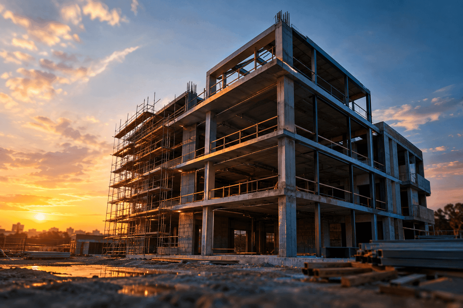 New construction site